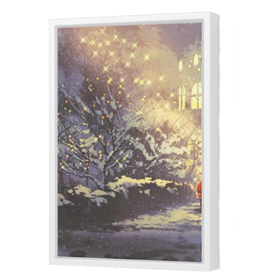 Thumbnail for Canvas - White Floating Frame
