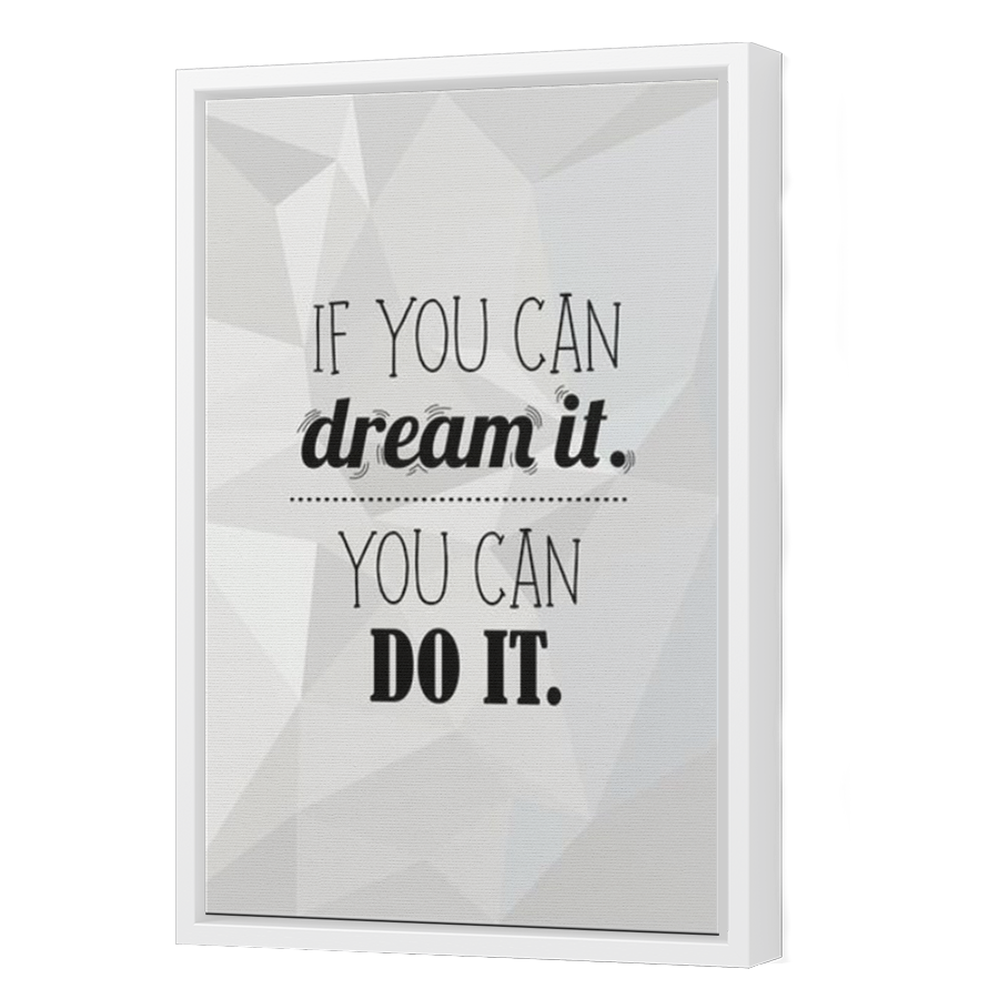 Thumbnail for Canvas - White Floating Frame