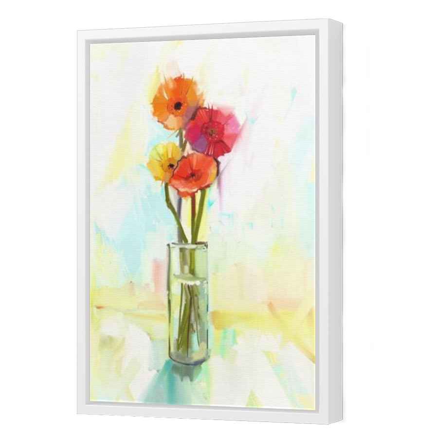 Thumbnail for Canvas - White Floating Frame