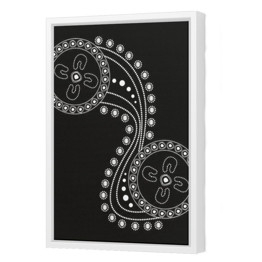 Thumbnail for Canvas - White Floating Frame