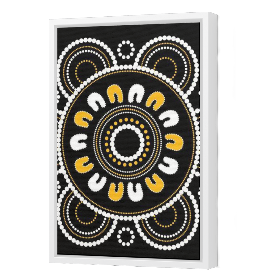 Thumbnail for Canvas - White Floating Frame