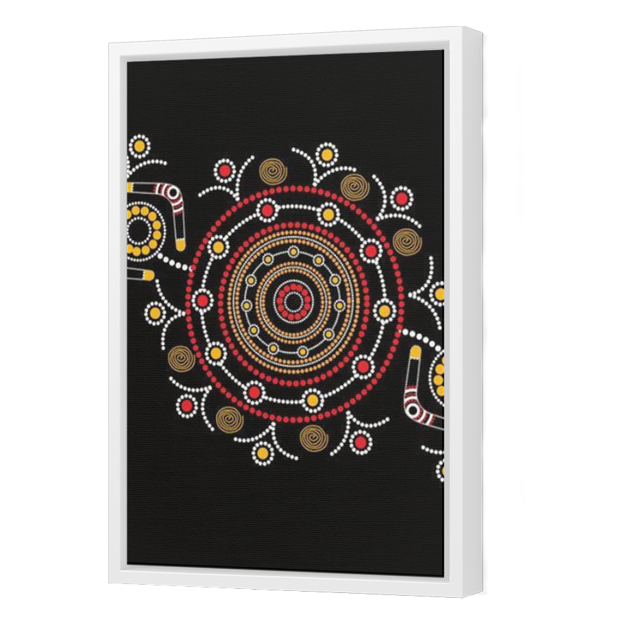 Thumbnail for Canvas - White Floating Frame