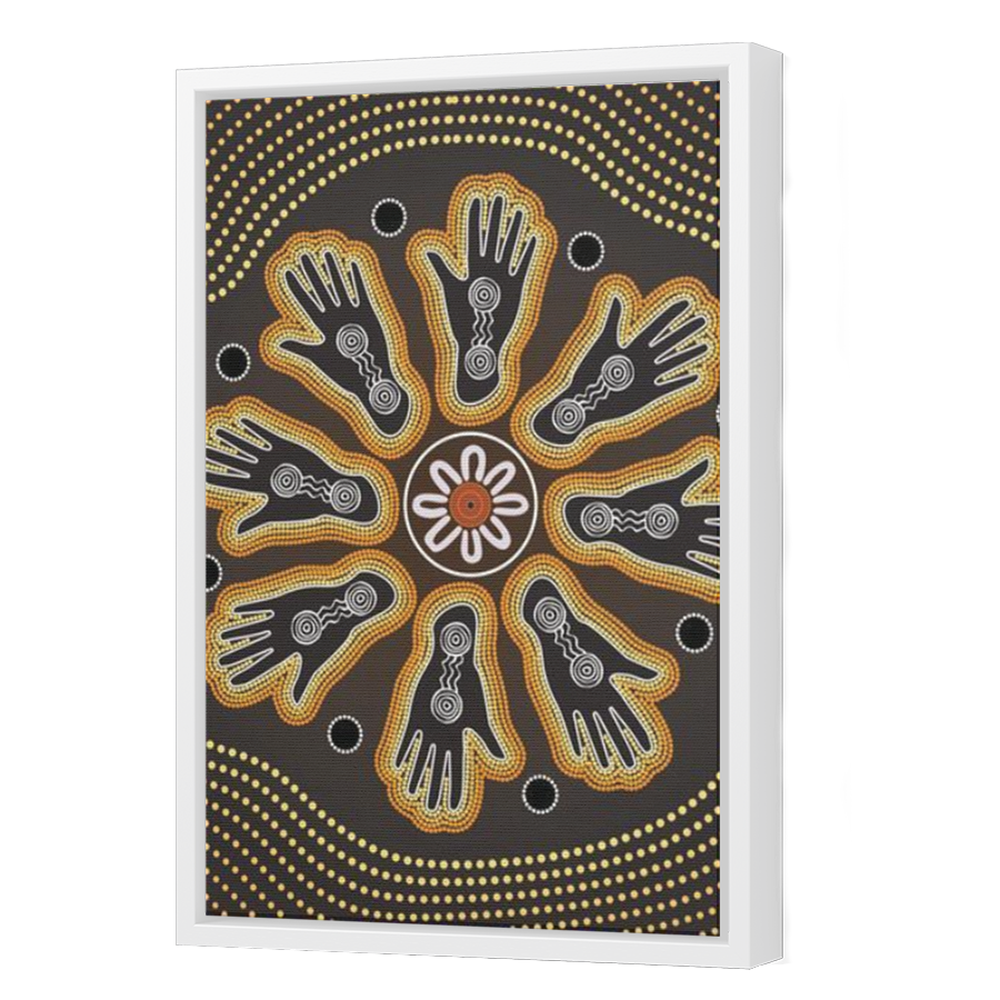 Thumbnail for Canvas - White Floating Frame