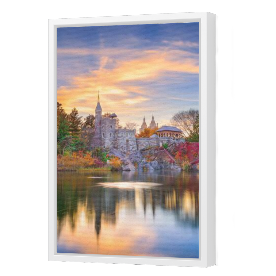 Thumbnail for Canvas - White Floating Frame
