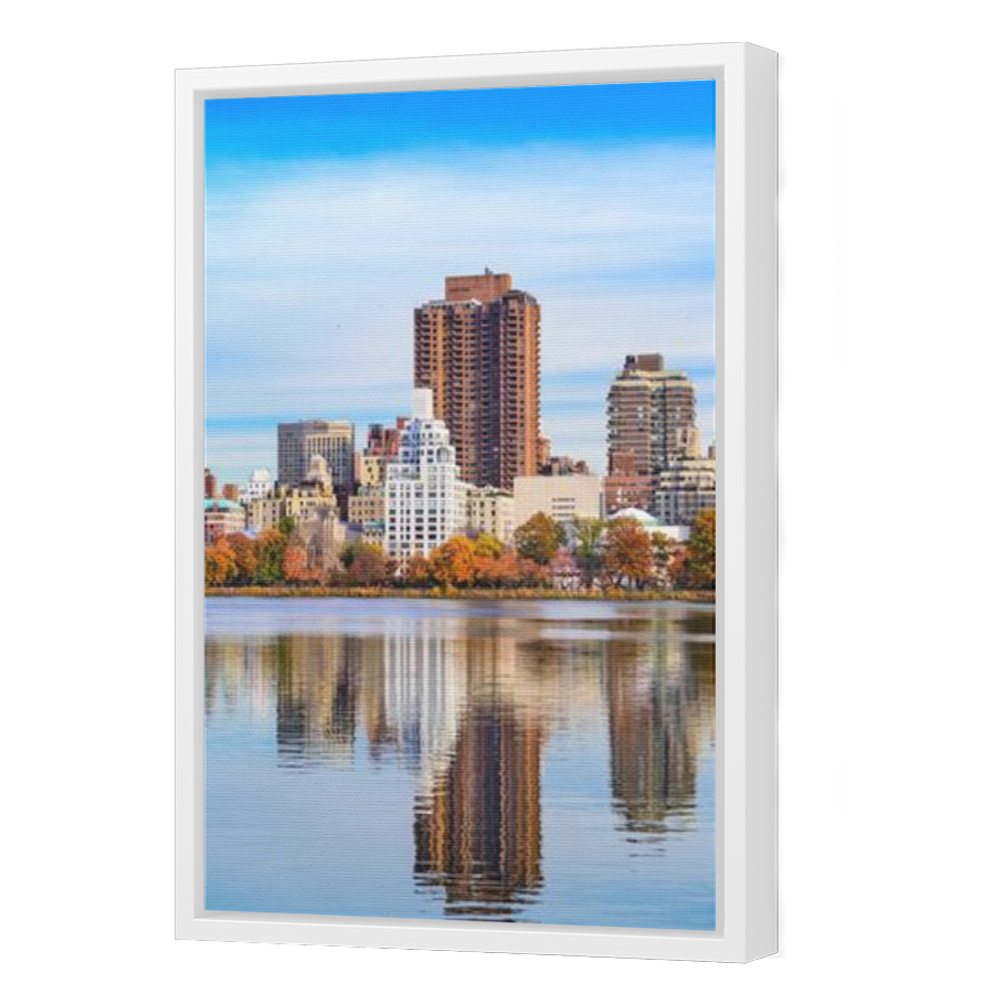 Thumbnail for Canvas - White Floating Frame