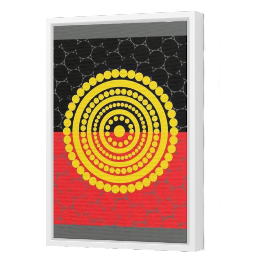 Thumbnail for Canvas - White Floating Frame