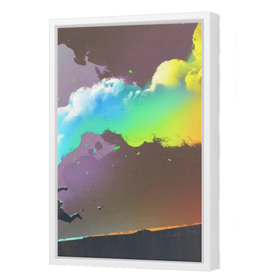 Thumbnail for Canvas - White Floating Frame