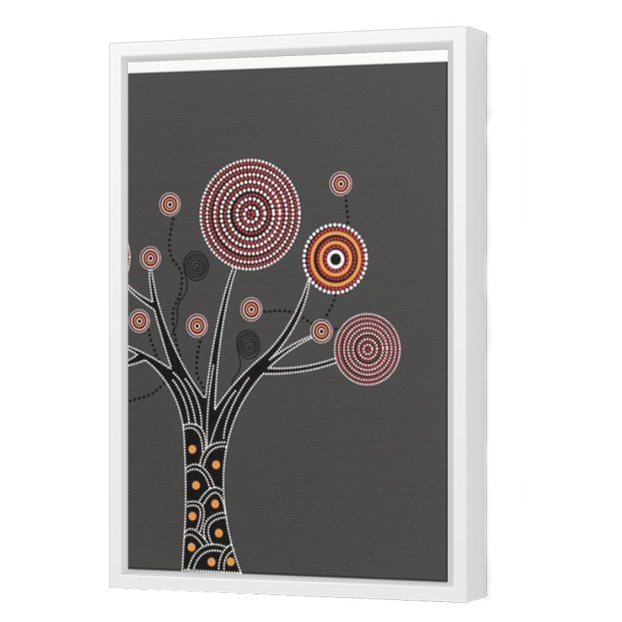 Thumbnail for Canvas - White Floating Frame