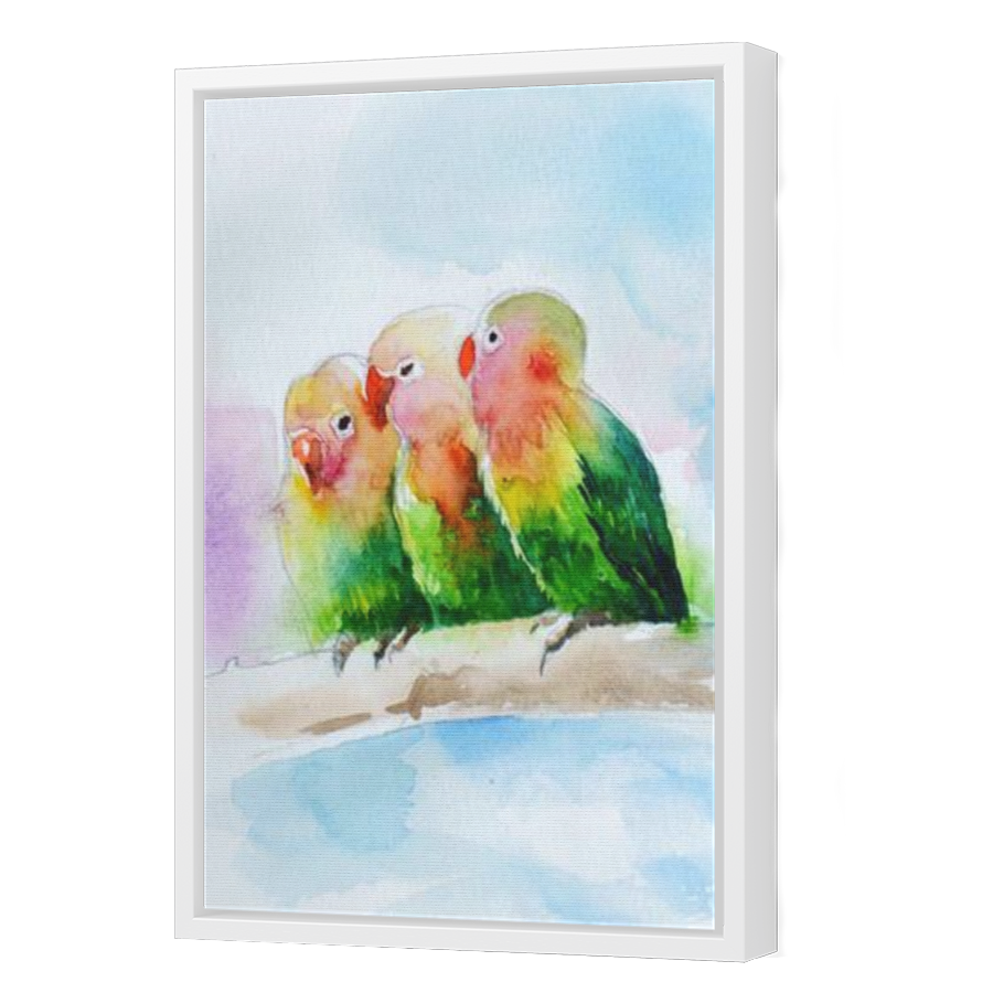 Thumbnail for Canvas - White Floating Frame
