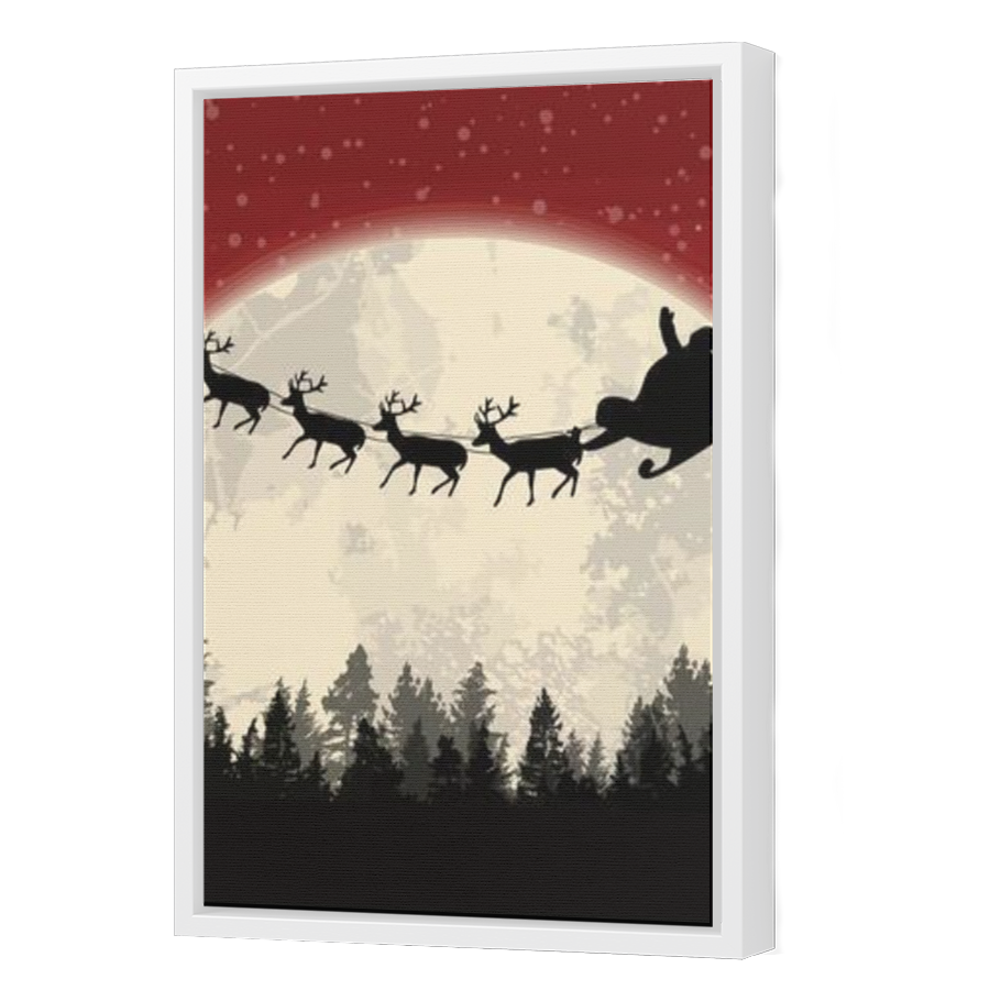 Thumbnail for Canvas - White Floating Frame