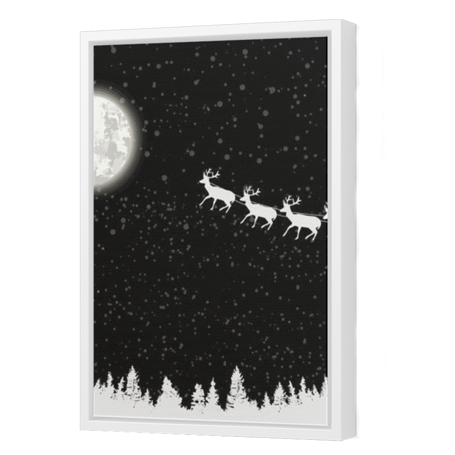 Thumbnail for Canvas - White Floating Frame