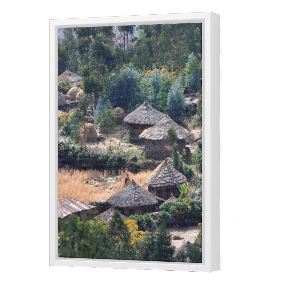 Thumbnail for Canvas - White Floating Frame