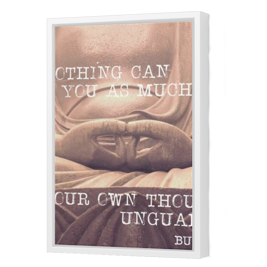 Thumbnail for Canvas - White Floating Frame