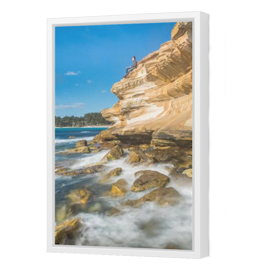 Thumbnail for Canvas - White Floating Frame