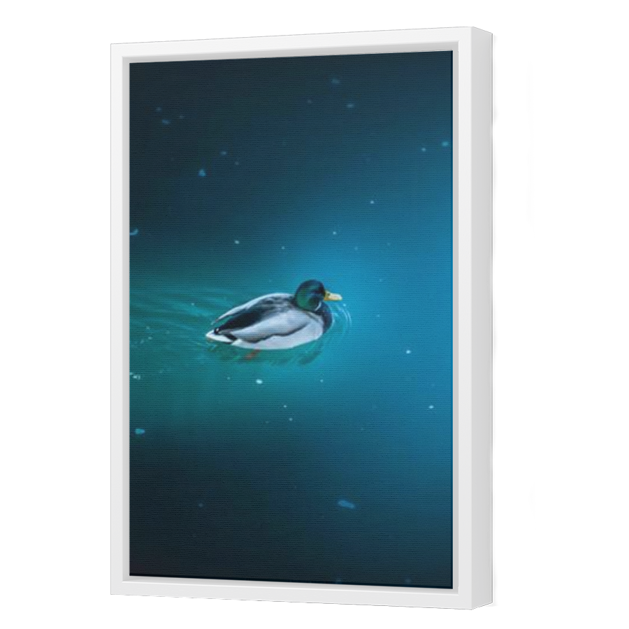 Thumbnail for Canvas - White Floating Frame