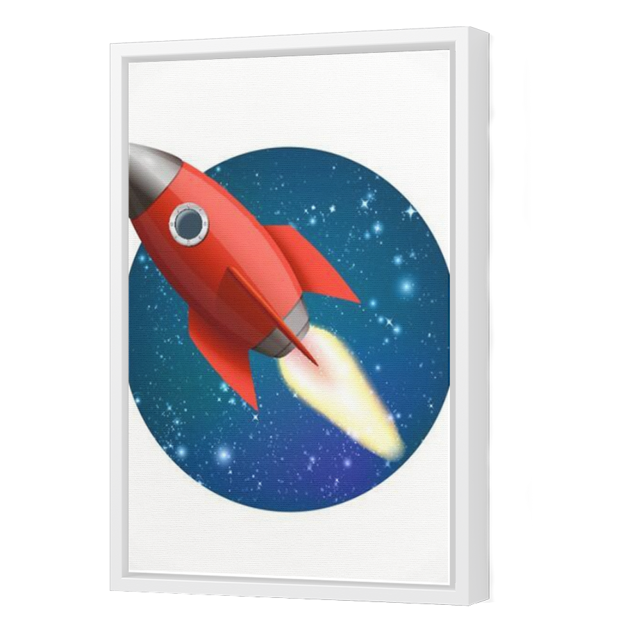 Thumbnail for Canvas - White Floating Frame