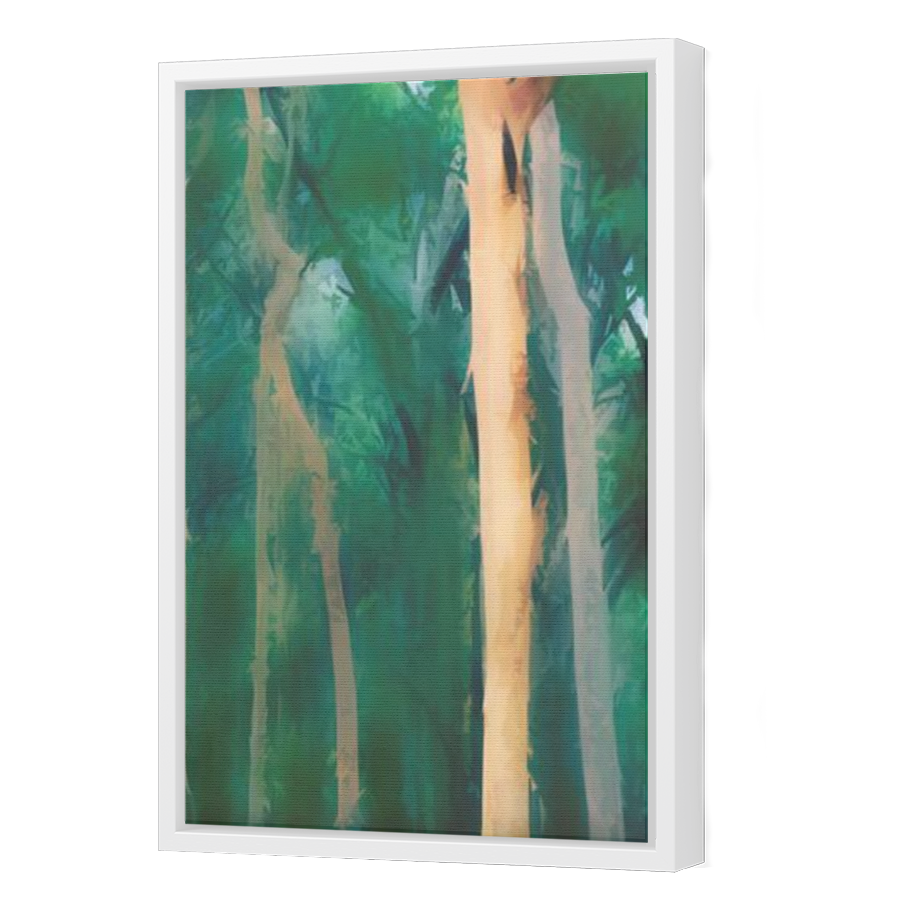Thumbnail for Canvas - White Floating Frame