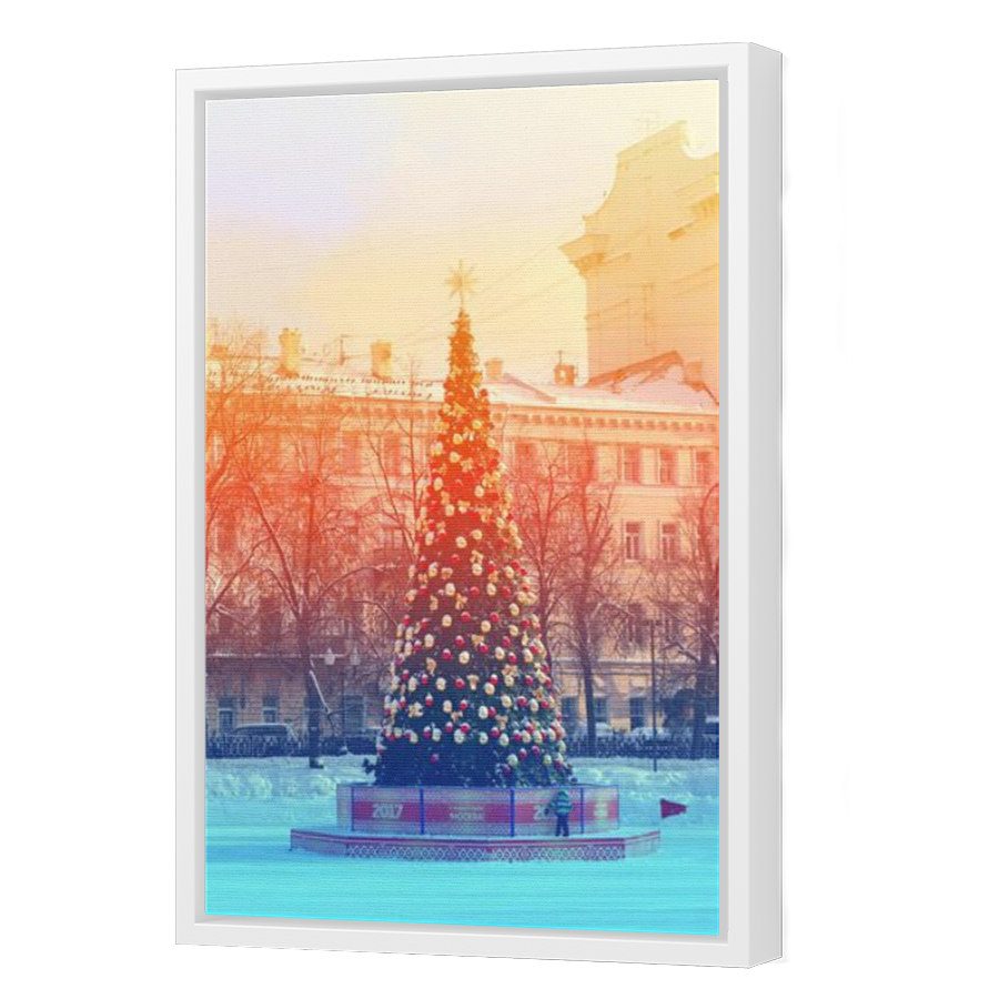 Thumbnail for Canvas - White Floating Frame