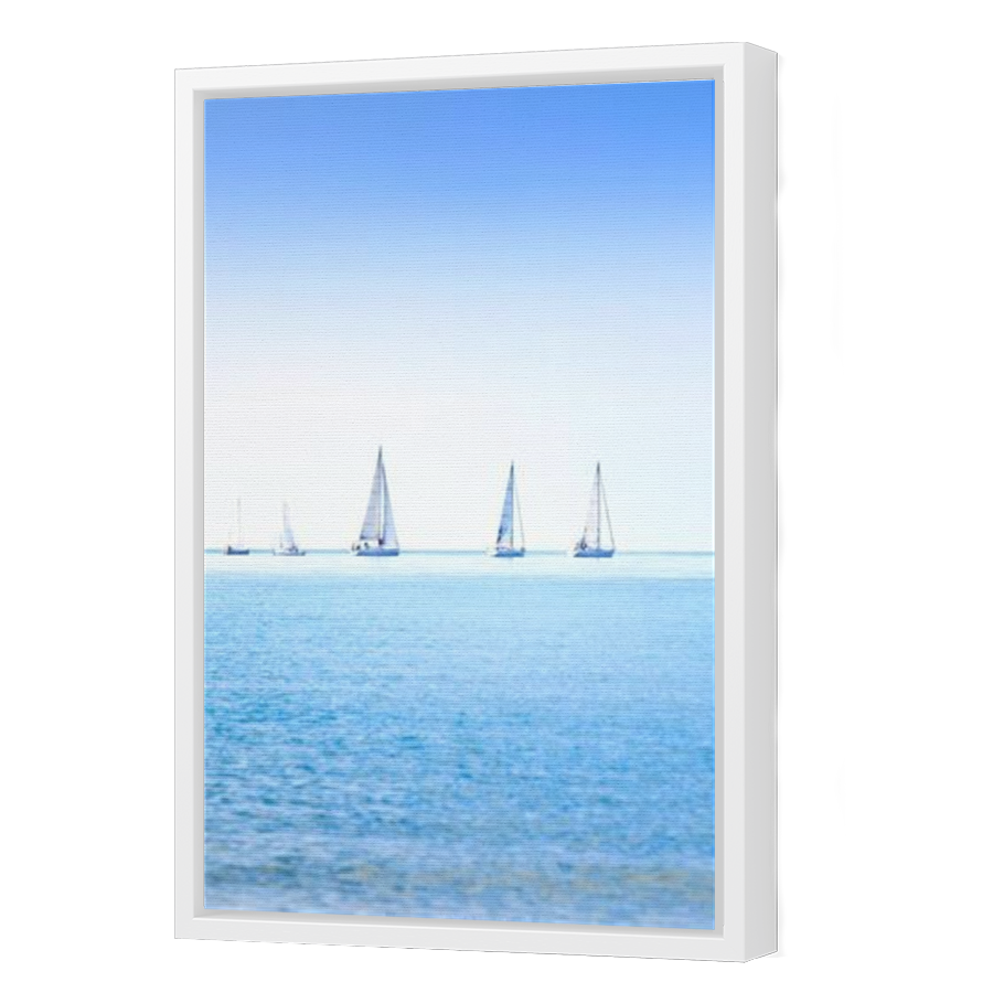 Thumbnail for Canvas - White Floating Frame