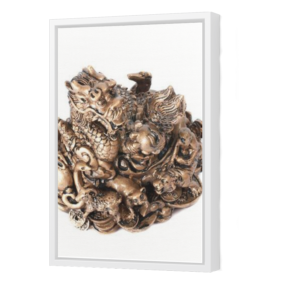 Thumbnail for Canvas - White Floating Frame