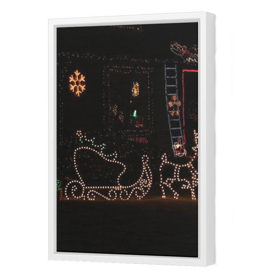 Thumbnail for Canvas - White Floating Frame