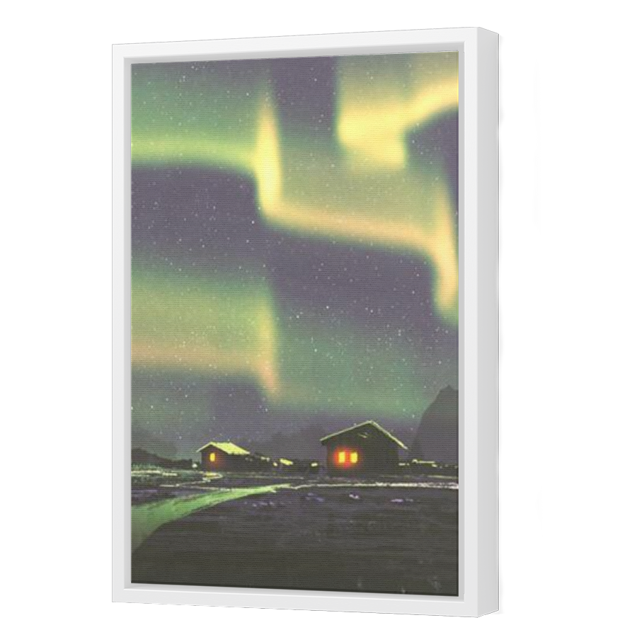 Thumbnail for Canvas - White Floating Frame