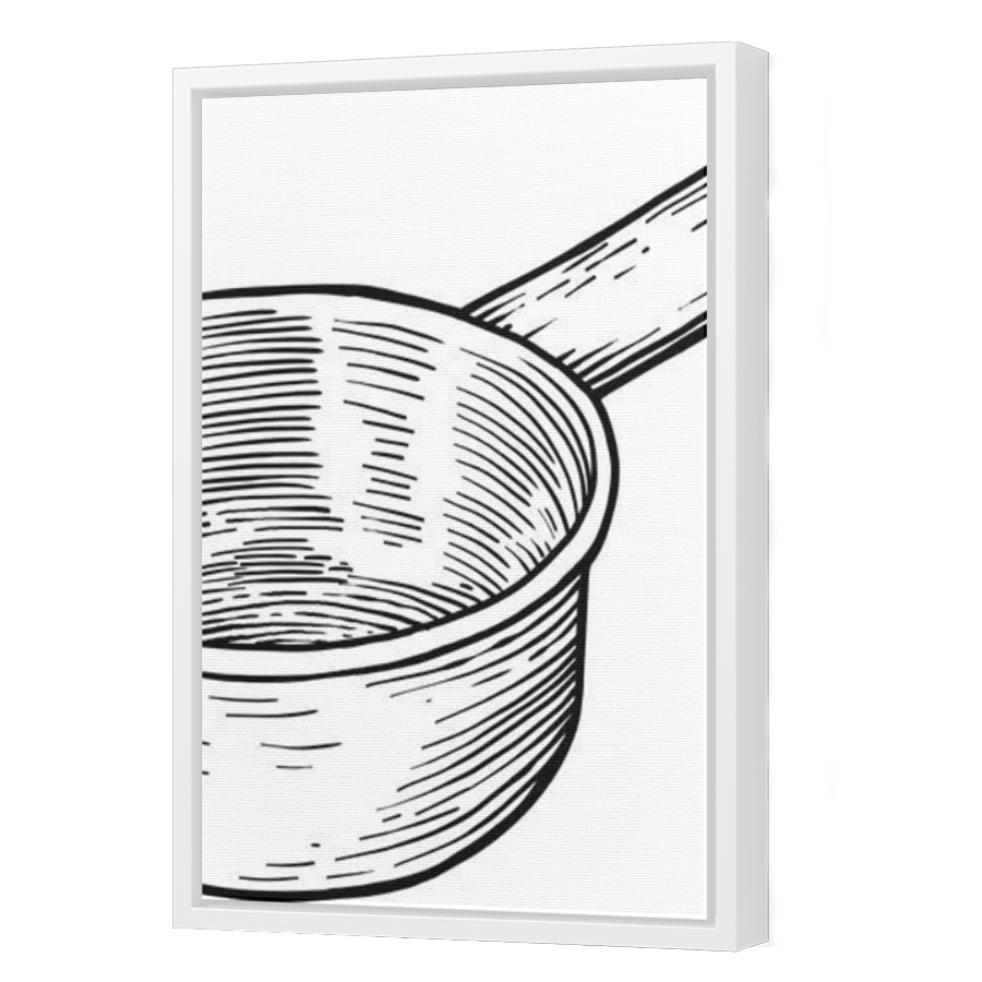 Thumbnail for Canvas - White Floating Frame