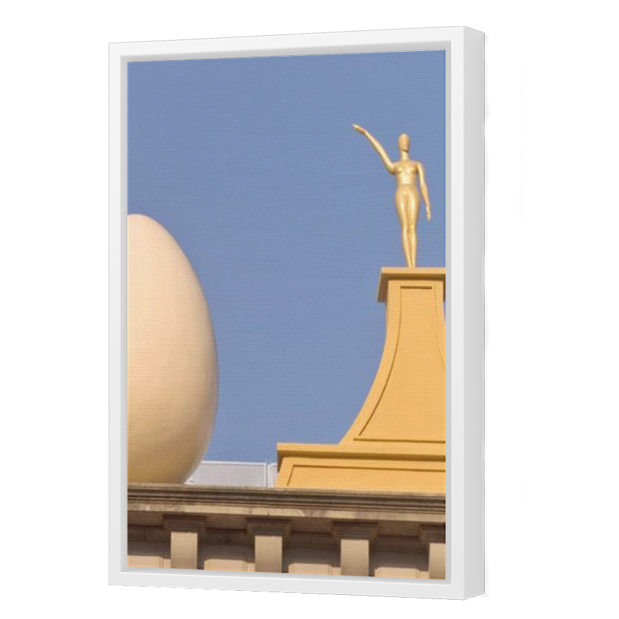 Thumbnail for Canvas - White Floating Frame
