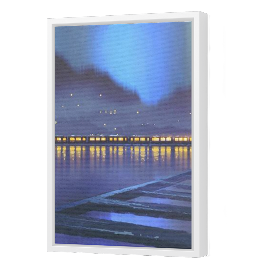 Thumbnail for Canvas - White Floating Frame