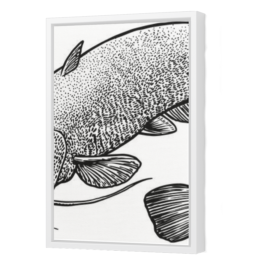 Thumbnail for Canvas - White Floating Frame