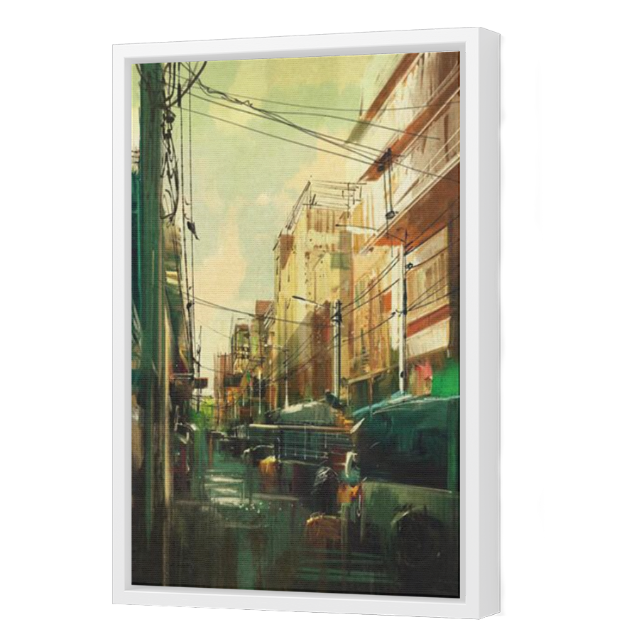Thumbnail for Canvas - White Floating Frame