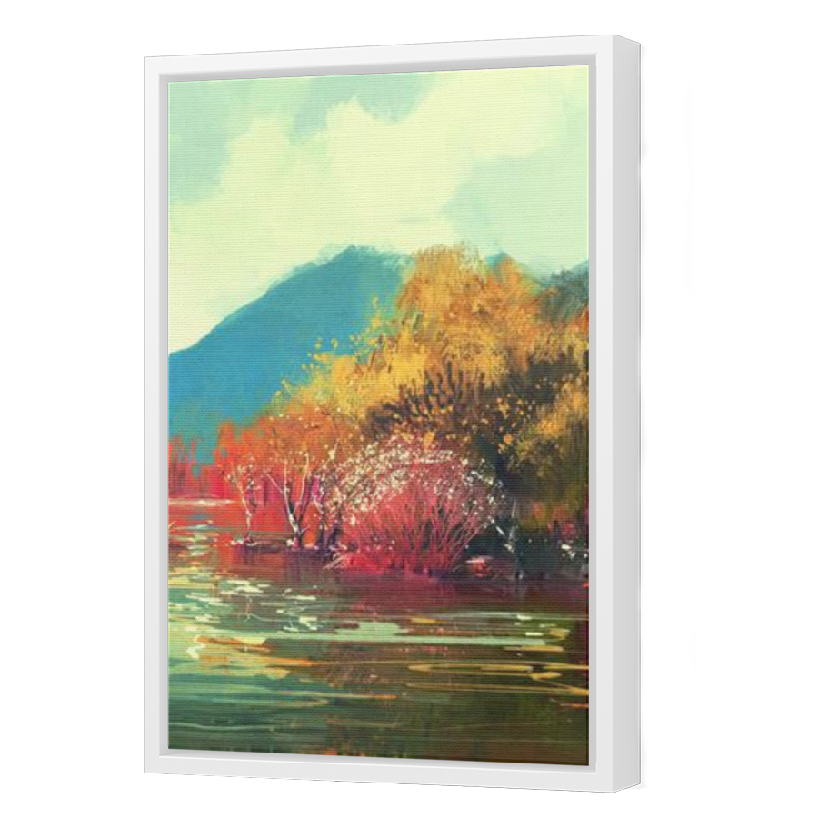 Thumbnail for Canvas - White Floating Frame