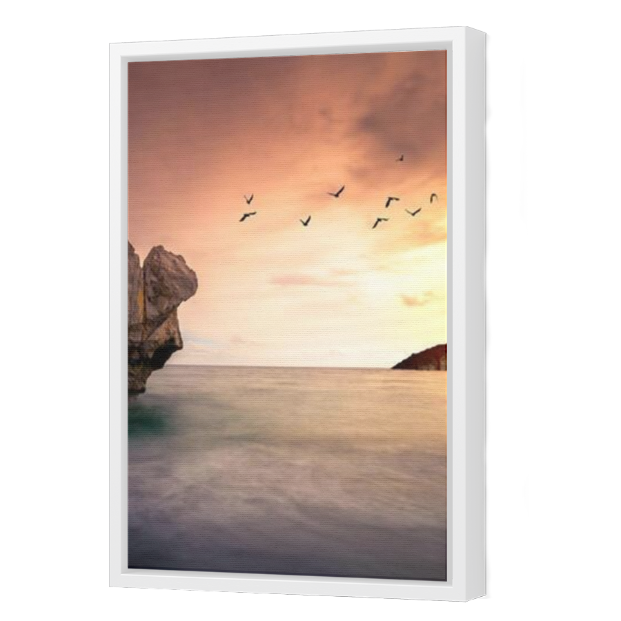 Thumbnail for Canvas - White Floating Frame