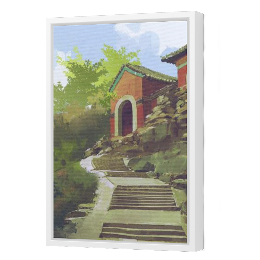 Thumbnail for Canvas - White Floating Frame