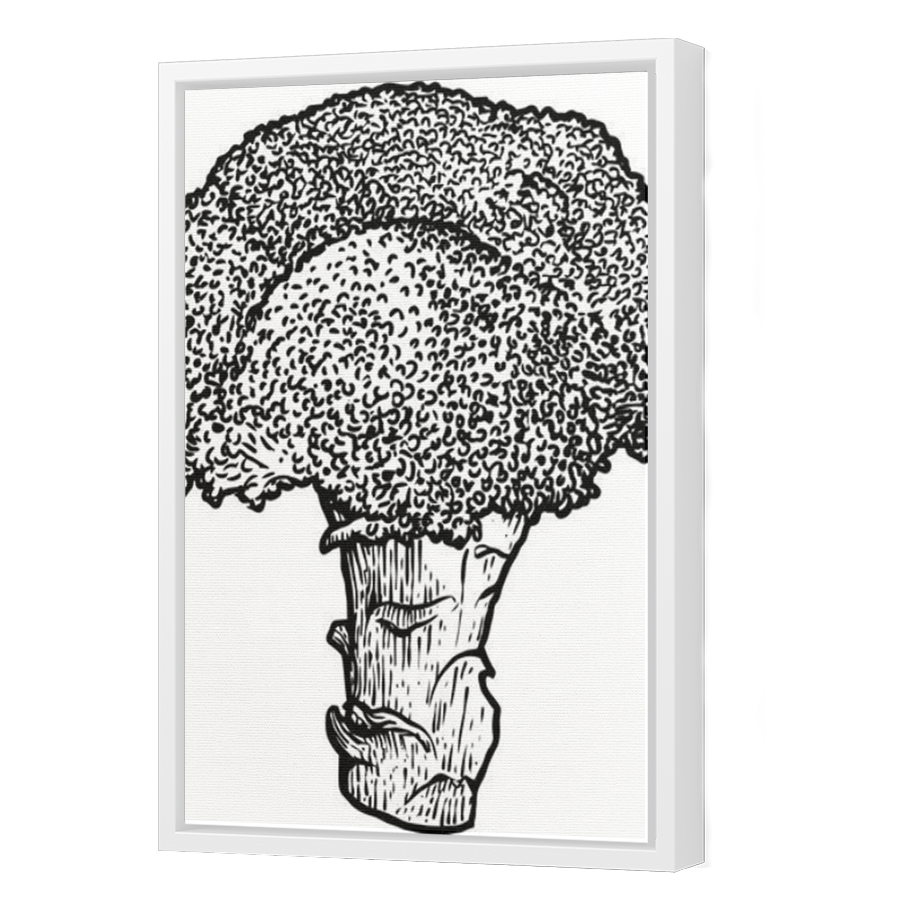 Thumbnail for Canvas - White Floating Frame