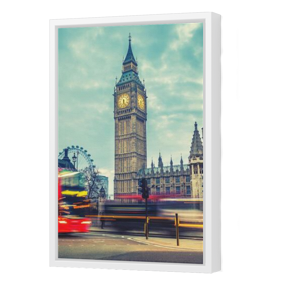 Thumbnail for Canvas - White Floating Frame