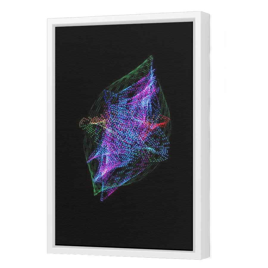 Thumbnail for Canvas - White Floating Frame