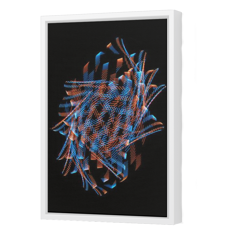 Thumbnail for Canvas - White Floating Frame