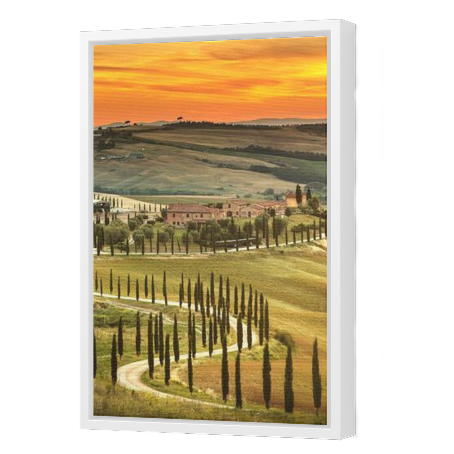 Thumbnail for Canvas - White Floating Frame