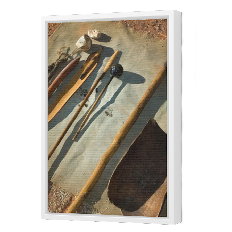Thumbnail for Canvas - White Floating Frame