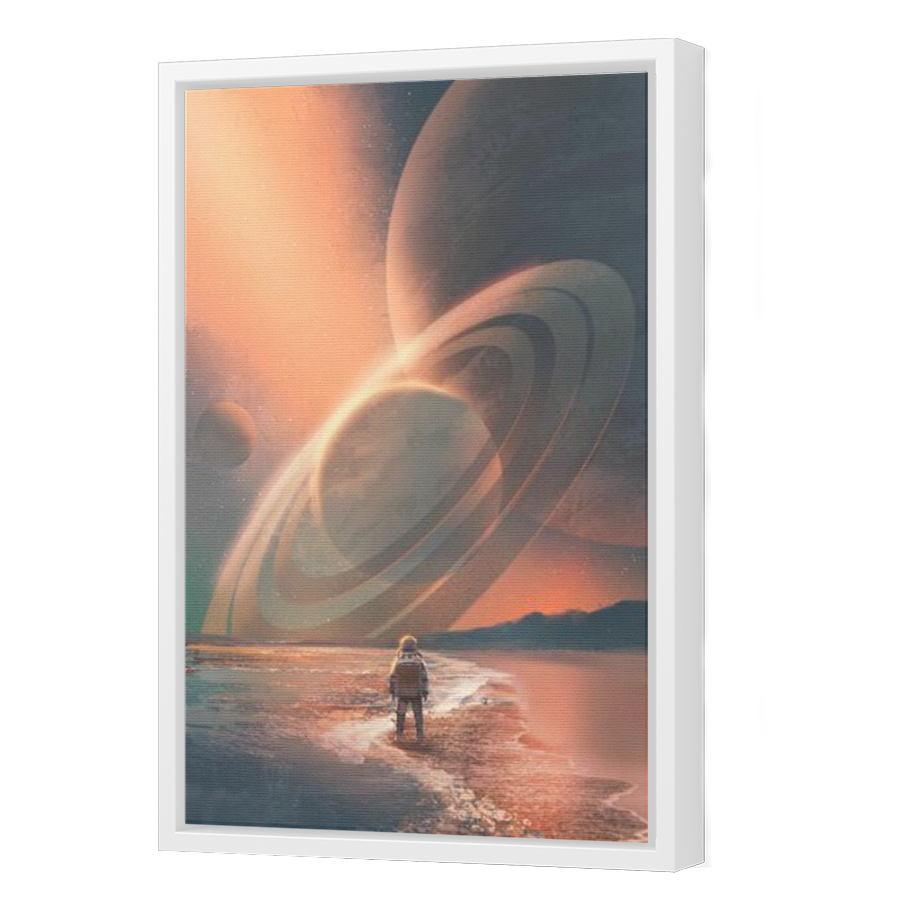 Thumbnail for Canvas - White Floating Frame