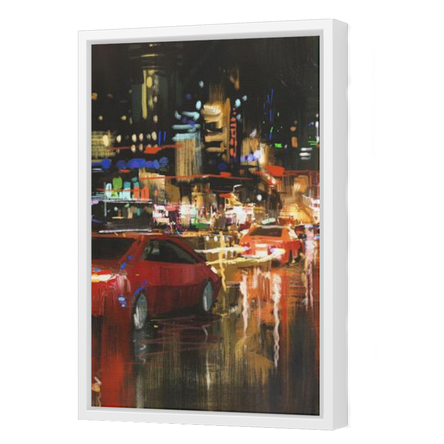 Thumbnail for Canvas - White Floating Frame