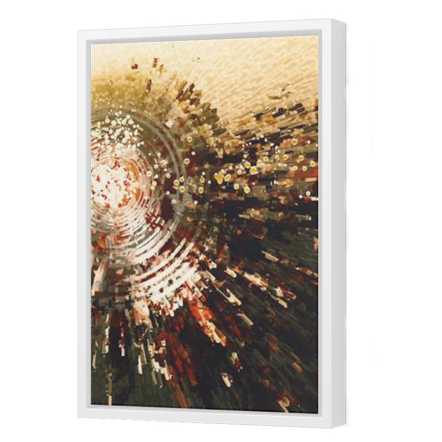 Thumbnail for Canvas - White Floating Frame