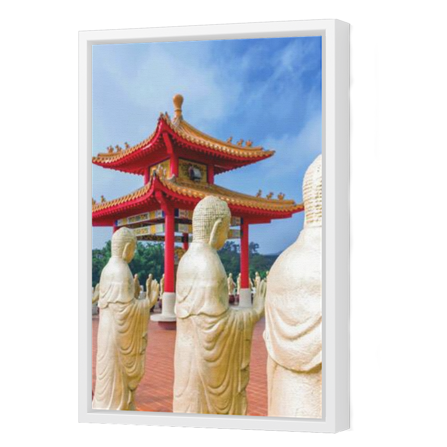 Thumbnail for Canvas - White Floating Frame