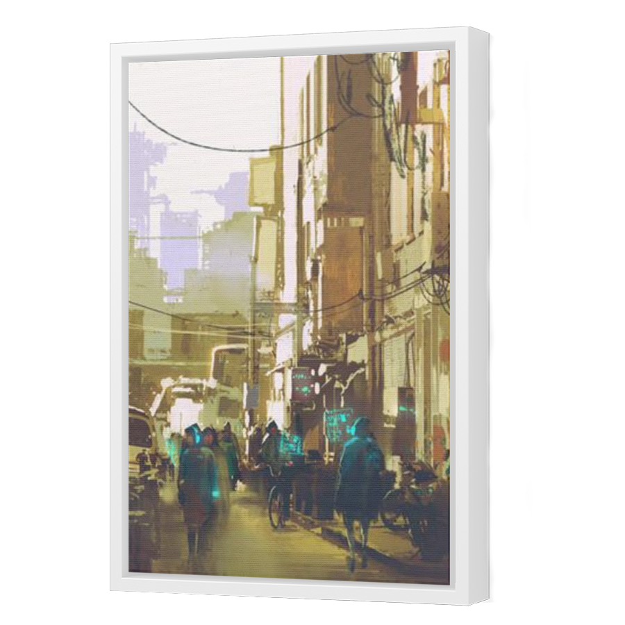 Thumbnail for Canvas - White Floating Frame
