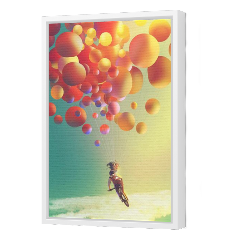 Thumbnail for Canvas - White Floating Frame
