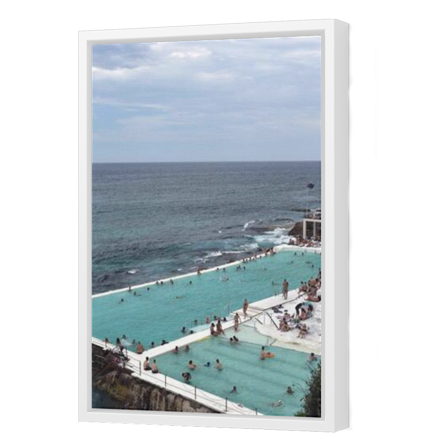 Thumbnail for Canvas - White Floating Frame