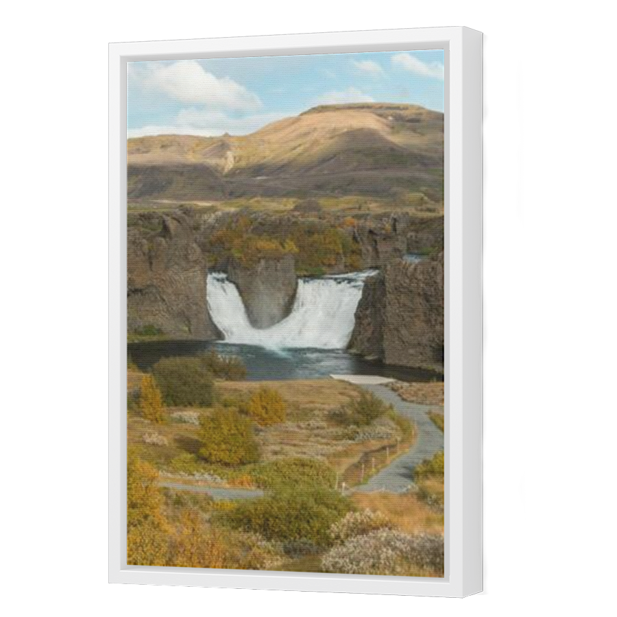 Thumbnail for Canvas - White Floating Frame