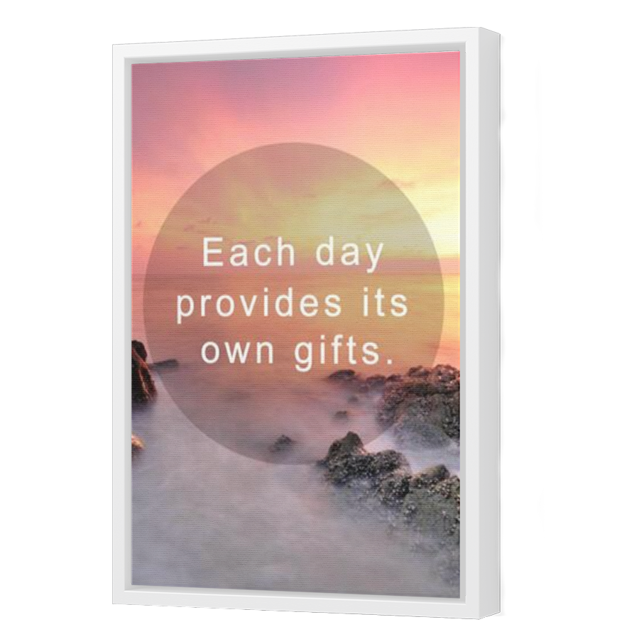 Thumbnail for Canvas - White Floating Frame