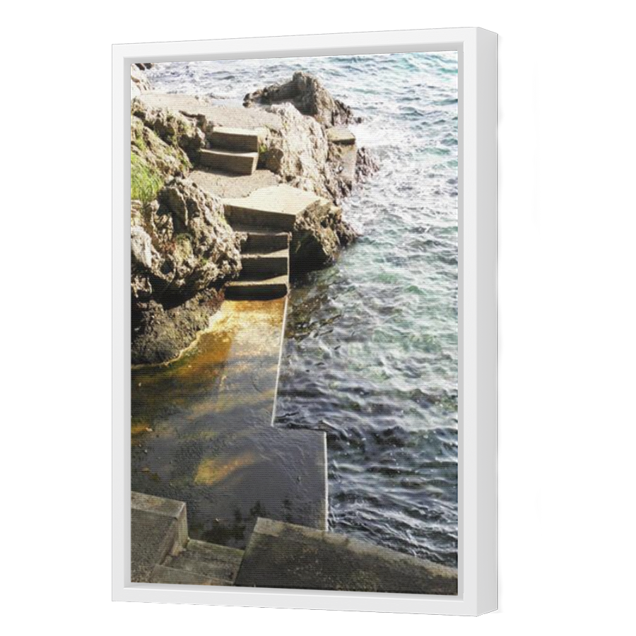 Thumbnail for Canvas - White Floating Frame